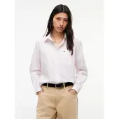 Tommy Hilfiger Pusero 'Essential' vaalea pinkki / valkoinen