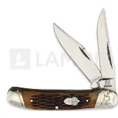 Rough Ryder Copperhead Amber Jigged Bone linkkuveitsi