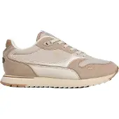 Pepe Jeans for woman. PLS400039 Beige Bexley Essence sneakers (38), Flat, Laces, Casual