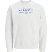 Jack & Jones Jorfrederiksberg Branding Sweat Cn Fst - White - S