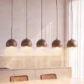 Luminex Riippuvalaisin Sool , himmennettävä, Kerma/meripihka, Olohuone/ruokailutila, Metalli