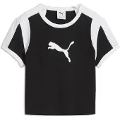Puma Graphic Slim Ringer Baby Tee Women, koko Large