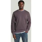 G-Star Logo Sweater - Purple - Men