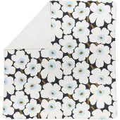 Marimekko Unikko Bedspread 260X260 Cm - Navy - 260X260