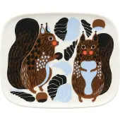 Marimekko Kurre Plate 12X15Cm - White - 12X15