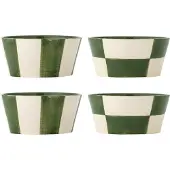 Bloomingville Floki kulho Green, 4 kpl