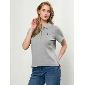 U.S. POLO ASSN. Toppi ' UWHelga ' meleerattu harmaa