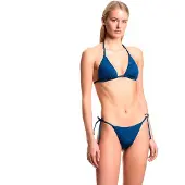 Emporio Armani for woman. EW000786_AF20241 Bikini Jacquard Pattern navy (XL), Beachwear, Polyester