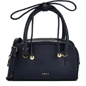 Furla Poppy Käsilaukku Nahka 20 cm Sininen