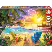 Educa Love Beach 1000p palapeli