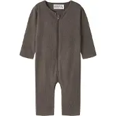 Name it Nbmwossa Wo/Si Rib Nightsuit - Brown - 74
