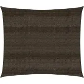 vidaXL Aurinkopurje 160 g/m² ruskea 2x2,5 m HDPE