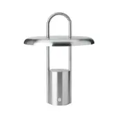 Stelton - Pier LED-lamppu, kannettava 25 cm teräs