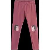 Lindex Leggings With Brushed Inside - Pink - 128