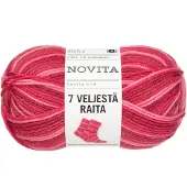Novita 7 Veljestä Raita 100g lanka