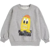 BOBO CHOSES Bigtooth Lemon Huppari Light Heather Grey Light Heather Grey 6-7 Y Harmaa 6-7 vuotta Pojat