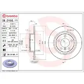 Brembo Jarrulevy (1kpl) 08.D180.11