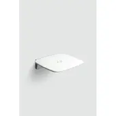 Gedy Wall-mounted folding seat - White