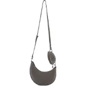 Fredsbruder My Bestie Crossbody-laukku Nahka 27.5 cm Harmaa
