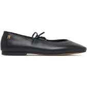 Tommy Hilfiger Nauhaballerina musta