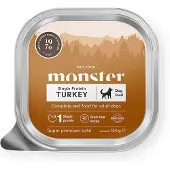 Monster Pet Food Monster Dog Adult Turkey Patee 150 g