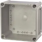Fibox -jalusta, PC-aukot, 1x koko 1 laippa 3530543 Kabinet-underdel 190 x 190 x 100 Polykarbonat Gråhvid (RAL 7035) 1 stk