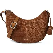 Burkely Cool Colbie Crossbody-laukku Nahka 28 cm Ruskea