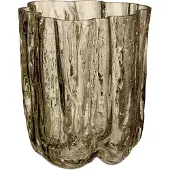 Kosta Boda Crackle maljakko 12,1 cm taupe
