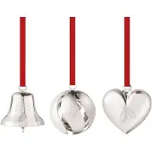 Georg Jensen - 2026 Joulukoriste 25,2 cm 3 kpl Hopea
