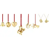 Georg Jensen Classic Christmas 2026 koristesetti, kulta