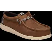 HEY DUDE Wally Full Grain Leather - Brown - 44
