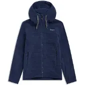 Bergans Hareid Fleece Hood Jacket Women Navy Blue XS
