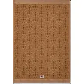 Lexington Home Velour Jacquard Ornament Towel Fudge - Brown - 70X130