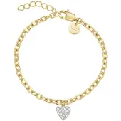 Rosefield Chunky Heart kullattu rannekoru JBCHG-J1279