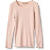 Wheat Rib T-Shirt L/S Reese - Pink - 140