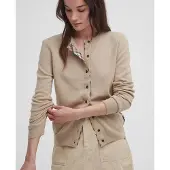 Barbour Pendle Knitted Cardigan - Beige - 36