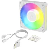 Arctic BioniX P12 A-RGB - Kotelotuuletin - 120mm - Valkoinen RGB LED valolla