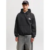 Jack & Jones Jorfrederiksberg Back Sweat Hood - Black - L