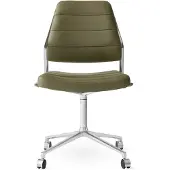 Vipp 454 Swivel Chair With Wheels - Toimistotuolit Bosco Leather - 45431C01