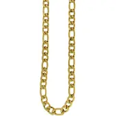 Lykken Strong figaro kaulaketju kullattu teräs 50 cm