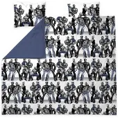 Finlayson Tom of Finland Blue Squad satiinipussilakanasetti Musta / Sininen