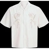 Jack & Jones Joratocha Embroidery Shirt Ss - Cream - M