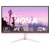 AROZZI 27" Nova IPS, 180Hz (OC) QHD -pelimonitori, pinkki