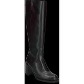 Wonders for woman. I-9220_5716_5792 Rivet Leather Boots 20 Black (39), 5 to 8 cm, Zip, Casual, Classic