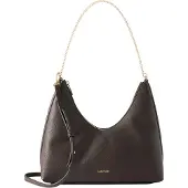 Calvin Klein Olkalaukku 'Chain Strap Pebble Grain Hobo' suklaa