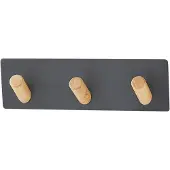 Semoic Magneettiset koukut, magneettinen naulakko, jossa 3 koukkua