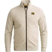 PME Legend Välikausitakki 'Sweatshirt with jacquard pattern and flight pocket' kerma