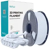 SUNLU PLA+ High-Speed valkoinen filamentti