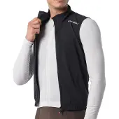 Castelli Espresso 2 Windproof Vest Black White, Size XL