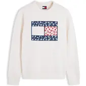 Tommy Hilfiger Collegepaita 'NOVELTY' laivastonsininen / punainen / valkoinen